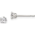 thumbnail image 3 of Sterling Silver 3 Piece Stellux Crystalpost Earringset (4 X 4) Made In United States qe9576, 3 of 6