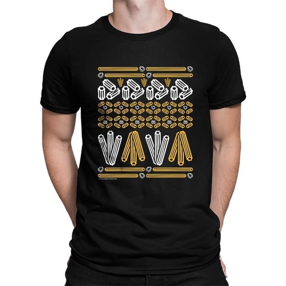 Churro Pattern Fiesta Print Graphic Men's T-shirt