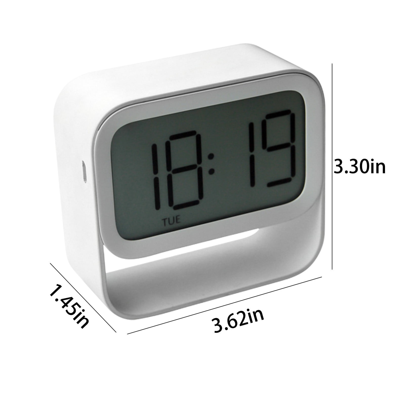 Buy WorldCare® GreenNight Light Digital Alarm Clock Snooze Movement Alarm  Clock Modern Timer Silent Desktop Table Clock Ring 10Colors Online at Low  Prices in India - Amazon.in
