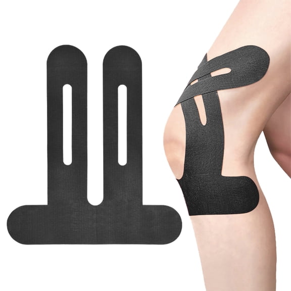 10pcs Precut Kinesiology Tape - Breathable Sports Tape for Injury Recovery and Muscle Support - Elastic Athletic Strips for Enhanced Knee Stability and Performance