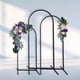 thumbnail image 5 of Conjunto de arreglo de flores de artificial para Decoración floral Pueple Rose Flower Decor, 5 of 8