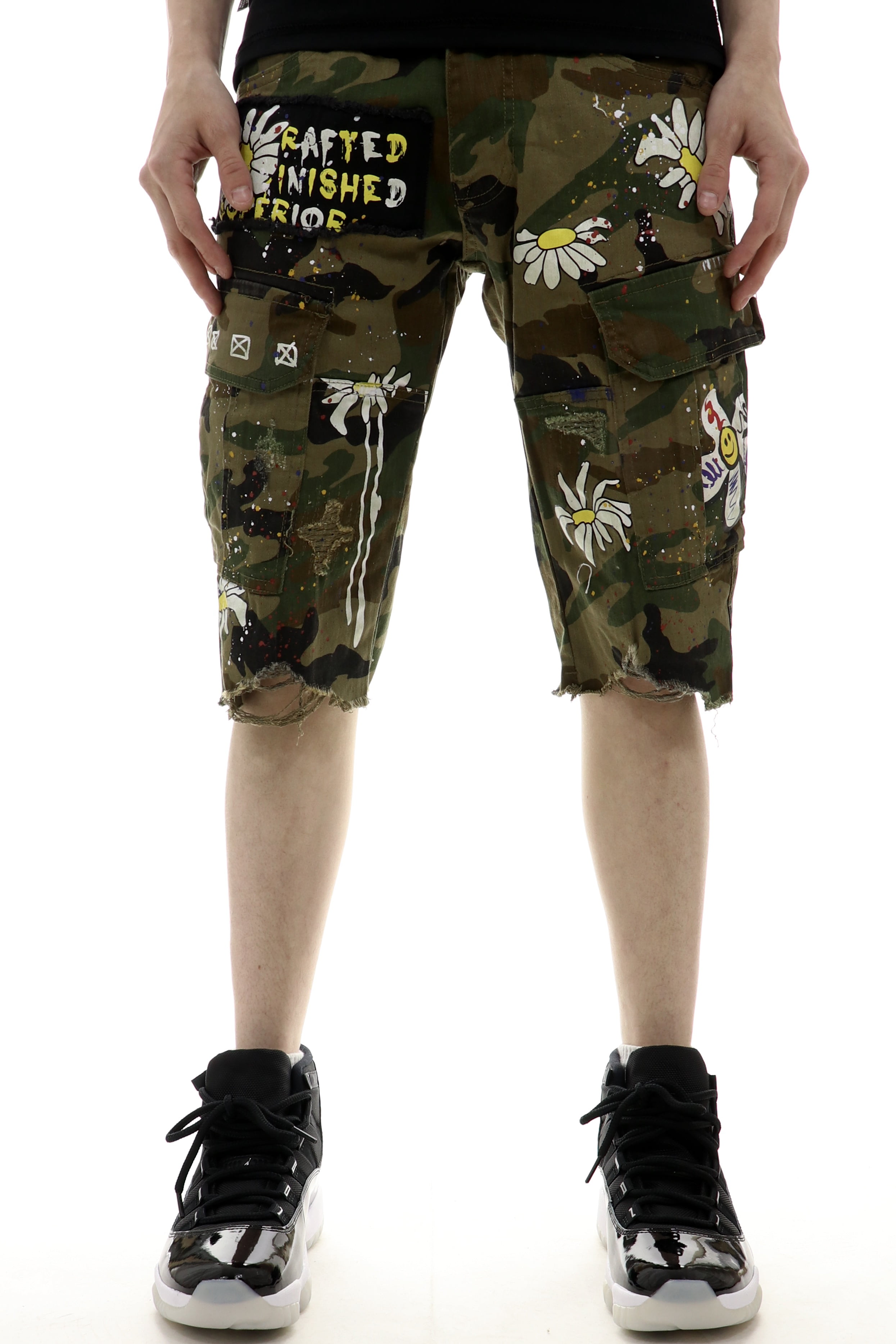 Colorful Sunflower Short 38W CAMO 