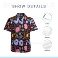 thumbnail image 7 of High Quality Hawaiian Shirts for Men Short Sleeve Aloha Beach Shirt Floral Summer Casual Button Down Shirts Blouses 88VC6G, 7 of 7