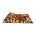 thumbnail image 2 of Ahgly Company Indoor Square Abstract Orange Modern Area Rugs, 8' Square, 2 of 4