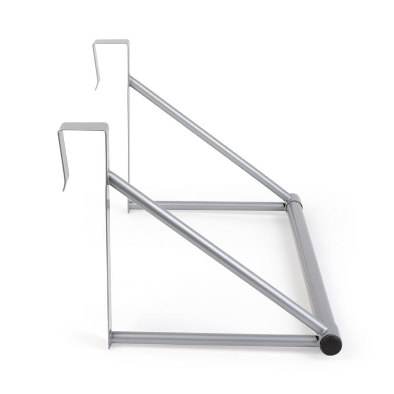 Mainstays Over-the-Door Hanging Organizer Rod, Silver photo 2