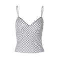 thumbnail image 5 of Polka Dots Tank Top for Women Girls Cute Summer Tops Y2K Square Neck Camisole Slim Fit Going Out Tops, 5 of 5