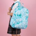 thumbnail image 4 of 3 Piece Laptop Backpack Set, 15.6 Inch Computer Bag with Lunch Box & Pencil Case, Water Resistant Star Pattern School Bookbag for Teen Student Travel Daily Use, Large Capacity Daypack Bundle, 4 of 5