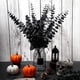 thumbnail image 3 of Moyic Flores artificiales de bajo mantenimiento de 20 piezas, plantas falsas de amplia aplicación para decoración de bodas, hojas amigables Plantas Artificiales Negro Eucalipto, 3 of 6