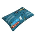 thumbnail image 3 of Bingfone Construction Trucks Standard Size Pillowcase, Long Staple Pure Cotton Envelope Closure Pillow Cover,14"X20", 3 of 9