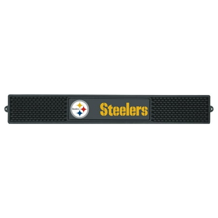Field Pittsburgh Steelers Football Rug - FanMats NFL Pittsburgh Steelers Drink Mat