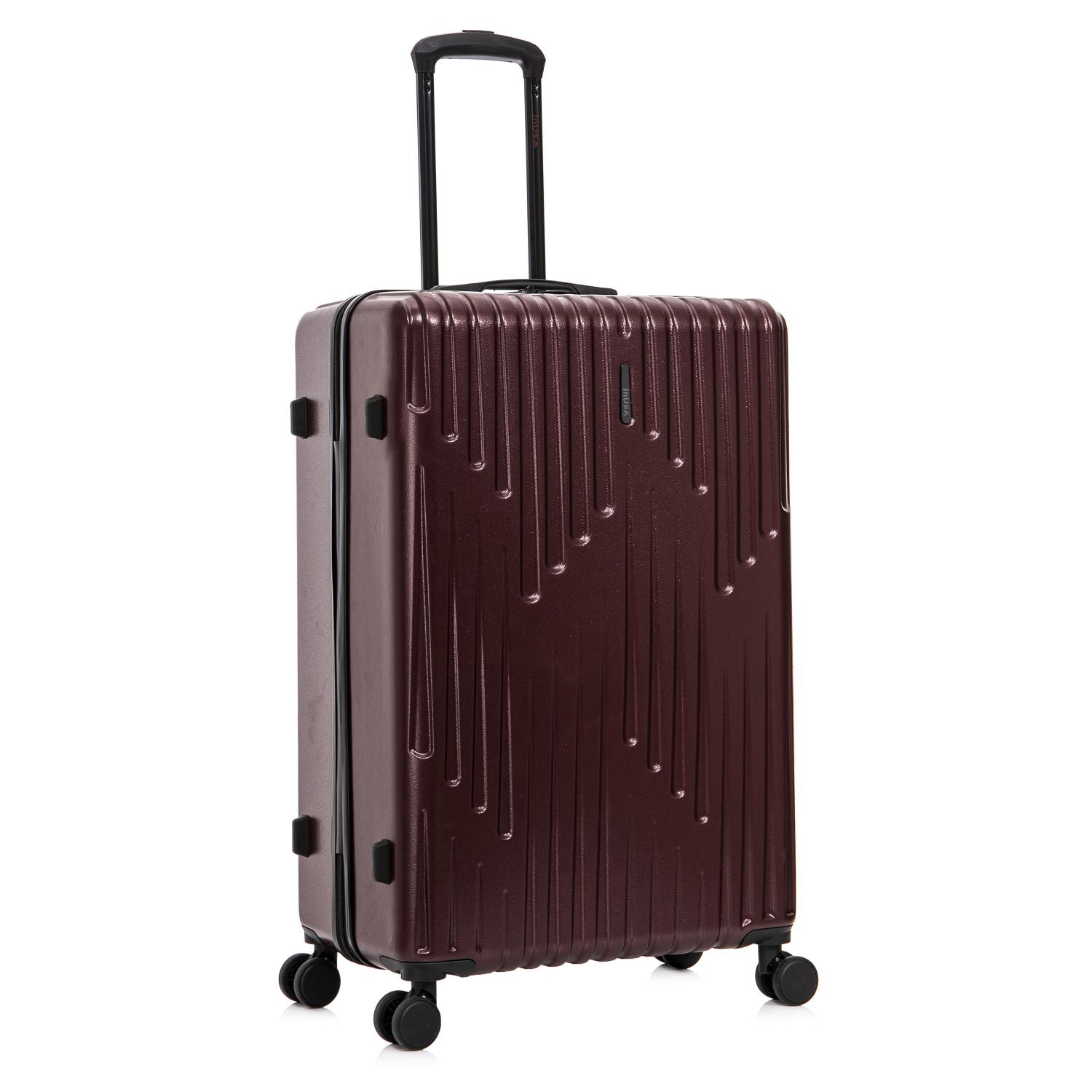 InUSA DRIP 28" Hardside Lightweight Checked Luggage with Spinner Wheels, Handle and Trolley, Wine