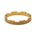 thumbnail image 5 of Westbrass D206B-50 4-1/4" Brass Key Compression Shower Drain, Powder Coat White, 5 of 11