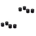 thumbnail image 3 of 8 pcs Guitar Bass Dome Control Knobs for Replacement (Black), 3 of 8