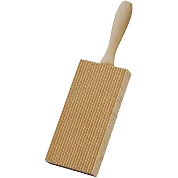 Wooden Gnocchi and Cavatelli Pasta Board, Beachwood, 8" x 1"