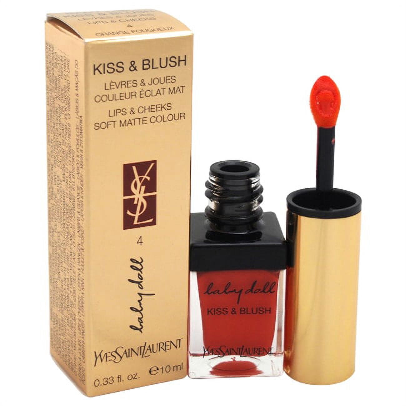 Baby Doll Kiss & Blush - # 4 Orange Fougueux by Yves Saint Laurent