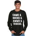 thumbnail image 3 of Camo Bucks Trucks Cute Hunter Son Men Big & Tall Long Sleeve Tee Brisco Brands 2X, 3 of 6