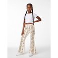 thumbnail image 5 of Girls Flare Pants, AI Digital Print Bell Bottoms,All-Season Sizes 3-13Y, 5 of 6