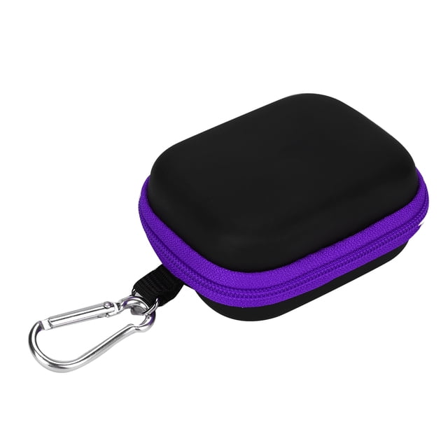 Estuche de transporte anticaídas para aceites esenciales de 5 ml Nikou color morado