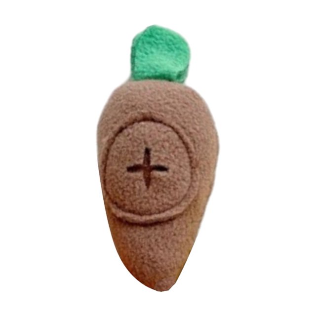 CSChome Pet Chewing Toy Pet Dog Toy - Squeaky Device Boredom Relief Carrot-Shaped Interactive Plush