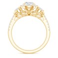 thumbnail image 2 of Rosec Jewels Classic Moissanite Engagement Ring for Women (1.75 CT, D-VS1 Quality), 14K Yellow Gold, US 3.00, 2 of 8