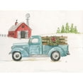 thumbnail image 3 of Nan 14x12 Black Modern Framed Museum Art Print Titled - Frosty Meadow Farms, 3 of 5