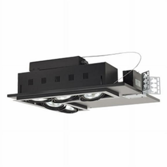 Jesco Lighting MGP30-5LSB 5 - Light Double Gimbal L-Corner Recessed Line Voltage Fixture.