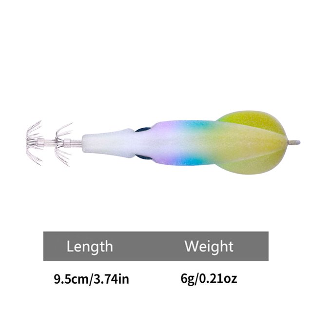 Cebo artificial portátil 9.5cm 6g Luya Bait 3D Fish Eyes Supplies (Colorido) Hugtrwg Para Estrenar