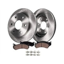 Rear Brake Pad and Rotor Kit - Compatible with 2007 - 2014 Chevy Tahoe 2008 2009 2010 2011 2012 2013