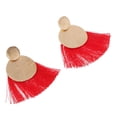 thumbnail image 1 of 1 par de pendientes con borlas Pendientes colgantes con borlas bohemias Joyas de moda colgantes para mujer, color BLESIY pendientes de borla, 1 of 8