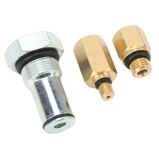 Adaptadores de Riel de Aceite ANGGREK Kit de Prueba de Fugas de 1/4 Pulgadas