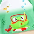 thumbnail image 6 of Younger Tree Toddler Baby Boys Swimsuits Trunk Rashguard Long Sleeve Top Shorts Two Pieces Bathing Suit Swimwear Outfit for 7-8T, 6 of 7