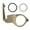 Brown, variant on 1 inch Flashlight Accessories Inner Dia 2.2cm Replaces Slip Premium Brown