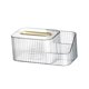 thumbnail image 5 of Caja de Almacenamiento de Pañuelos Multifuncional con Organizador de Tocador, Soporte pa Caja de Pañuelos pa Encimeras de Tocador de Baño, Escrito Clo Soledad Sostenedor del tejido, 5 of 6