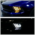 thumbnail image 3 of Spec-D Tuning Projector Black Headlights Hi-Tech Look Sequential LED Compatible with 2010-2014 Ford Mustang, Left + Right Pair Headlamps Assembly, 3 of 8