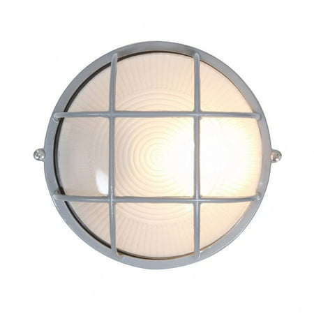 

20294LEDDLP-SAT/FST-Access Lighting-Nauticus - 7 Inch One Light Outdoor Bulkhead Wall Mount-Satin Finish