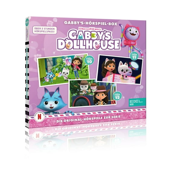 Gabby's Dollhouse - Hörspiel-Box (Folge 10-12) - Die Original-Hörspiele zur Serie (Audiobook)