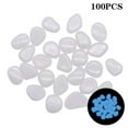 thumbnail image 2 of 100pcs Glow in The Dark Pebbles Luminous Stones Rocks for Garden Aquariums Deco, 2 of 2