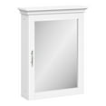 thumbnail image 3 of RiverRidge Somerset 1-Door Bathroom Mirror Wall Mount Storage Medicine Cabinet - White, 3 of 9