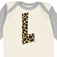 thumbnail image 4 of Inktastic Leopard Print Letter L Boys or Girls Long Sleeve Baby Bodysuit, 4 of 5