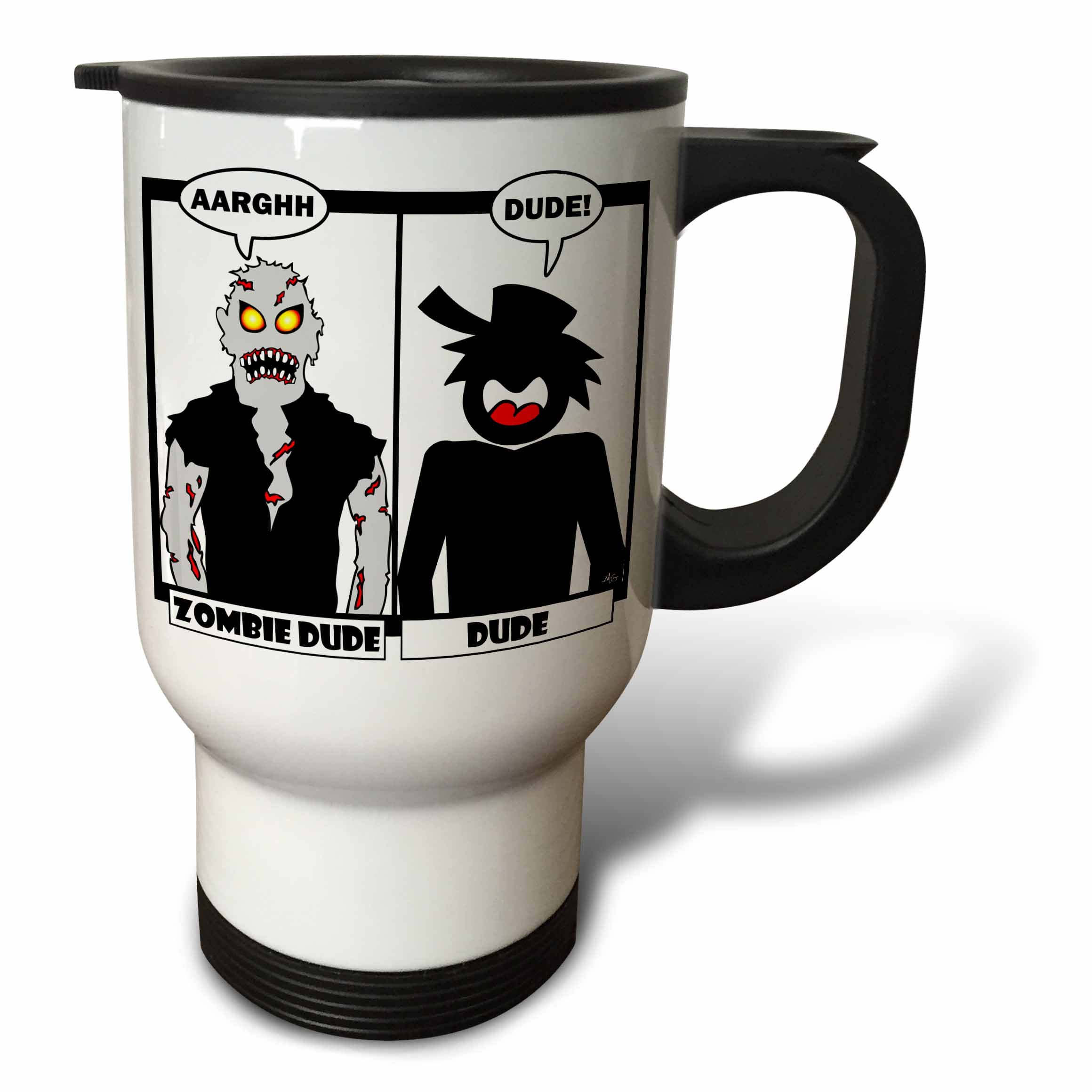 数量限定セール  ZOMBIE tm-20463 Mug Travel Steel Stainless 14oz 2 image DUDE 着せ替え服・アウトフィット