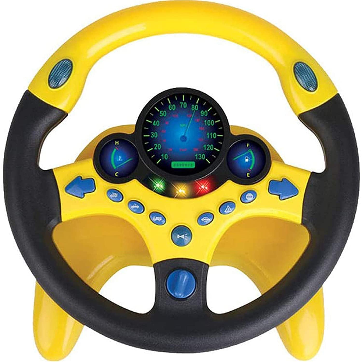 Electric Toy Steering Wheel with Music, Kids Simulation Steering Wheel