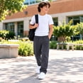 thumbnail image 3 of Tuff Guys Boys Sweatpants 3-Pack Performance Fleece Athletic Pull-On Pants for Boys, 3 of 7