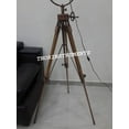 thumbnail image 3 of Classic Vintage Tripod Floor Lamp Nautical Copper Searchlight With Stand, 3 of 3
