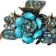 thumbnail image 5 of Pinza de pelo Sunnimix Garra de Flor Turquesa Retro para Mujeres Azul, 5 of 5