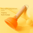 thumbnail image 4 of Plunger Night Light Stepless Dimming Nursery Sleeping Lamp Portable Rechargeable Table Lamp for Dini Yellow ABS+Silicone, 4 of 6