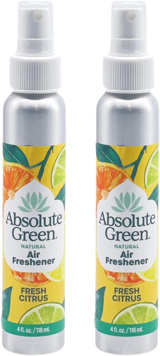 Absolute Green 100 Natural Air Freshener Room Spray, NonToxic, EcoFriendly, Safe Around Food