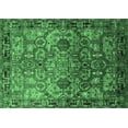 thumbnail image 1 of Ahgly Company Indoor Rectangle Oriental Emerald Green Traditional Area Rugs, 4' x 6', 1 of 1