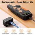 thumbnail image 6 of Dog Shock Collar - 3300Ft Dog Training Collar with Remote for 5-120lbs Small Medium Large Dogs Rechargeable Waterproof e Collar with Beep , Vibration, Safe Shock (Orange), 6 of 6