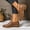 🔥 Brown, variant on Msgweeeg Sandals Women Womens Flat Shoes Women's Versatile Fashion Casual Versatile One Foot Comfortable Pointed Oversized Thick Heel Small Leather Shoes