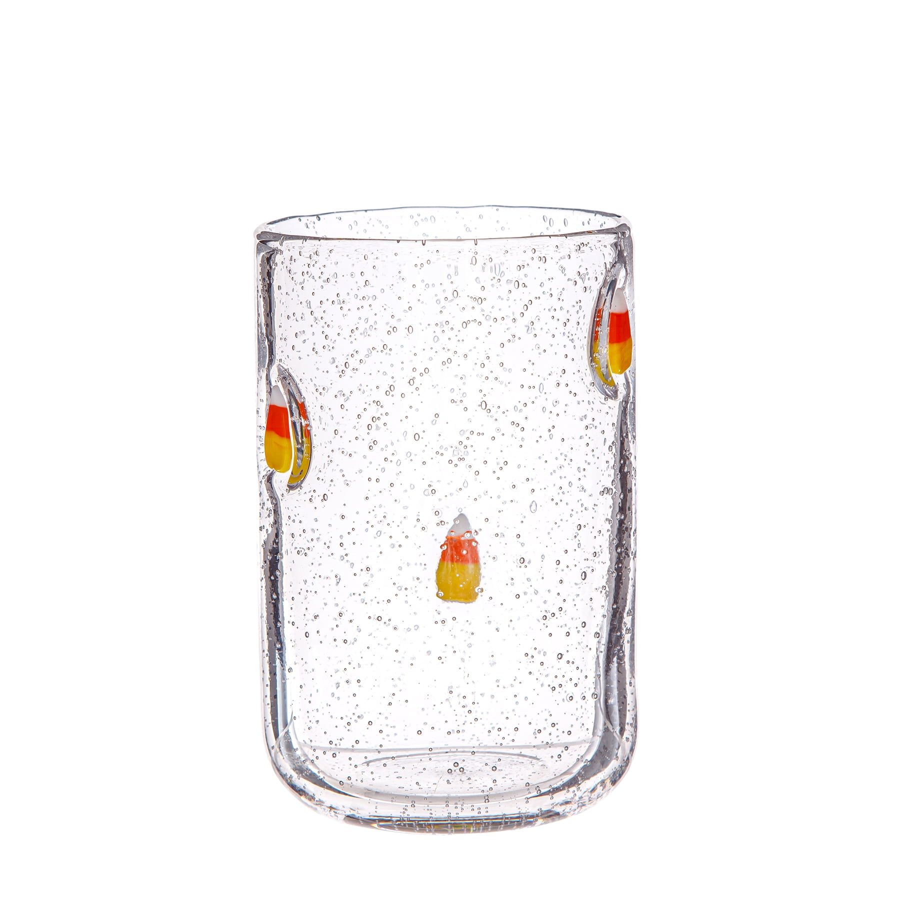 Way to Celebrate 16 oz Candy Corn Charm Drinking Glass